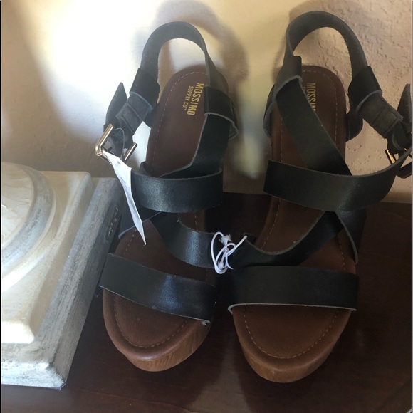 Mossimo Supply Co. Shoes - MOSSIMO BLACK WEDGES LAST ONE ☝️